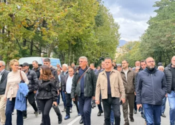 Protesta e thirrur nga PD/ Nis marshimi nga selia blu drejt Kryeministrisë, në krye deputetët demokratë