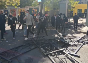 Protesta/ Thyhet dera e Ministrisë së Arsimit, tulla dhe sende të forta drejt godinës