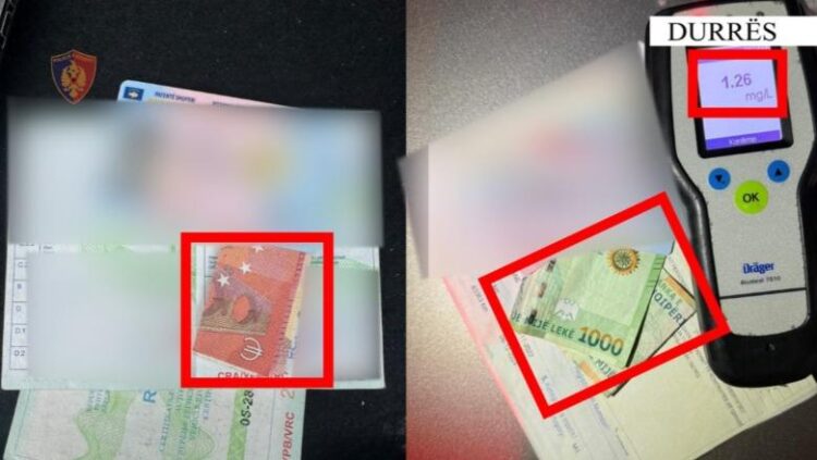 Tentuan të korruptojnë policët për tu shpëtuar gjobave, nën hetim tre shoferë në Durrës
