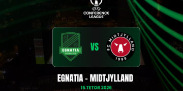 Egnatia nis rrugëtimin historik në fazën e ligës të Conference League, nesër përballë Midtjylland në ‘Air Albania’