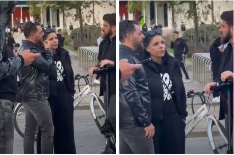 Aurela Gaçe lë rrjetet sociale dhe del në rrugë, këngëtarja i bashkohet studentëve në protestë