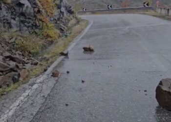 Moti i keq përfshin Kukësin, reshje dëbore në zonat malore dhe rënie gurësh në disa akse rrugore