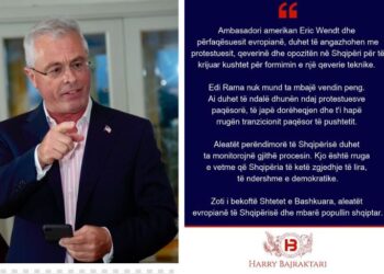 Biznesmeni shqiptaro-amerikan i shkruan ambasadorit të SHBA në Tiranë: Rama nuk mund ta mbajë vendin peng