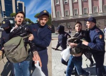 “O jam kamarier dhe po shkoj në punë”, ndalohet me dhunë i riu te Kryeministria