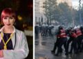 “Larg duart nga studentët”, Irma Libohova shpërthen ndaj dhunës shtetërore: O shteti pa shtet! Ka shkuar thika në asht, IKNI!