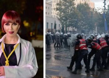 “Larg duart nga studentët”, Irma Libohova shpërthen ndaj dhunës shtetërore: O shteti pa shtet! Ka shkuar thika në asht, IKNI!
