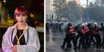“Larg duart nga studentët”, Irma Libohova shpërthen ndaj dhunës shtetërore: O shteti pa shtet! Ka shkuar thika në asht, IKNI!