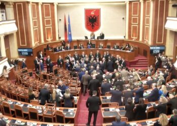 Bllokim foltoreje dhe goditje e tavolinave nga deputetët e PD, socialistët votojnë me shpejtësi ligjet