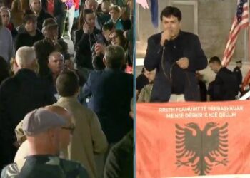 Protesta e 129-të në Tiranë, pedagogu Lush Susaj: Çdo përpjekje për parti është përpjekje mjerane dhe antishqiptare