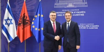 Ministri izraelit në Tiranë, Shqipëria dhe Izraeli firmosin marrëveshje të re bashkëpunimi
