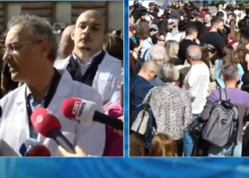 Mjekët dalin me një deklaratë të përbashkët nga protesta: Nuk mund të heshtim, Rama të japë dorëheqjen!