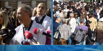Mjekët dalin me një deklaratë të përbashkët nga protesta: Nuk mund të heshtim, Rama të japë dorëheqjen!