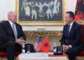 Niko Peleshi pret në Kuvend Ambasadorin e ri të SHBA-ve në Shqipëri, Eric Wendt