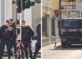 Protesta e studentëve, prani e shtuar e policisë te Ministria e Arsimit, në gatishmëri edhe autoboti i ujit