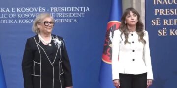 Presidentja e Kosovës/ Justina Shiroka Pula merr zyrtarisht detyrën