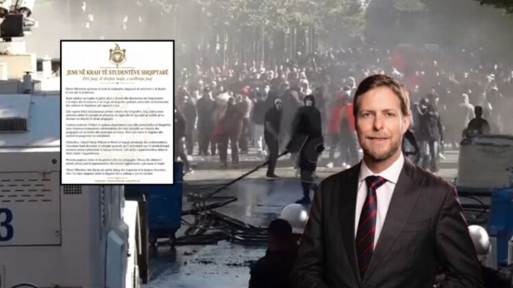 “Jemi në krah të studentëve”, Princ Leka: Dhuna dhe intimidimi nga policia janë të papranueshme! Të dëgjohet zëri i të rinjve