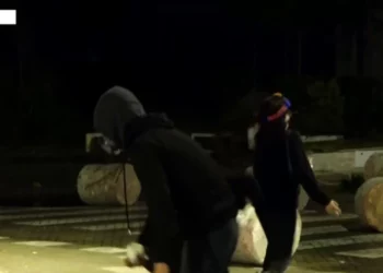 Të rinjtë te Kryeministria, disa hedhin gurë, të tjerë kërcejnë e këndojnë