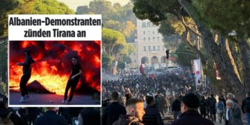Gazeta gjermane BILD: Protestuesit i vënë flakën Tiranës, kërkohet dorëheqja e kryeministrit Rama