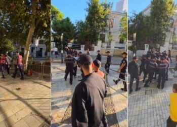 Arrestohen jashtë perimetrit të sigurisë dy protestues te Kuvendi