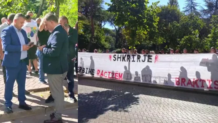 Banorët e Memaliajt protestojnë para Kuvendit, i pranishëm edhe kryetari i Bashkisë: I kanë bërë llogaritë gabim’