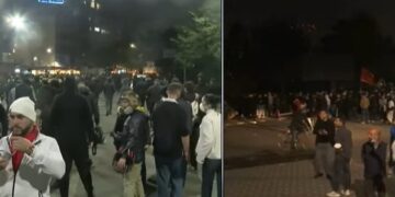 Protestuesit marshojnë në akset kryesore të Tiranës