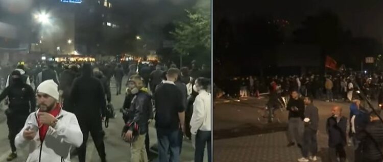 Protestuesit marshojnë në akset kryesore të Tiranës