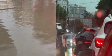 Reshjet e dendura pushtojnë vendin,Tirana paralizohet nga trafiku