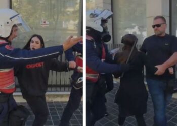 Policia shoqëron disa vajza, njëra prej tyre: Po protestoja paqësisht!