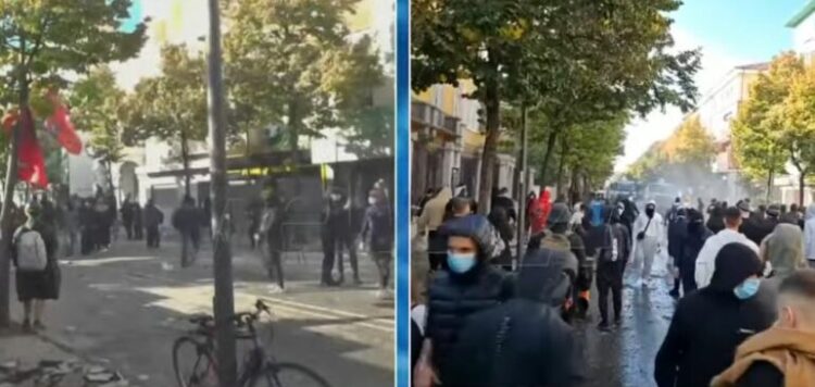 Përleshjet te Rruga e Durrësit/ Plagosen dy protestues, përfundojnë te Trauma